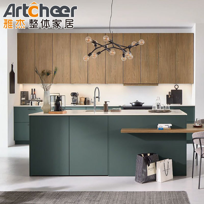 خرید طراحی چوبی جامد درب پانل کابینت آشپزخانه با نیم بولنوز لاستیک ساخت آنلاین