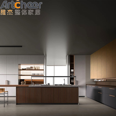 خرید کابینت آشپزخانه ایتالیایی طراحی مدرن لاک و لایه بندی بالا ساخت آنلاین