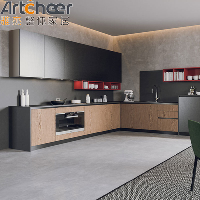 خرید کابینت آشپزخانه چوب مدرن با نوع چوب قابل حمل و پلائیوود ساخت آنلاین