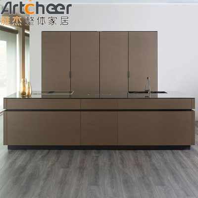 خرید کابینت آشپزخانه PVC با طراحی ماژولار با اندازه سفارشی ساخت آنلاین