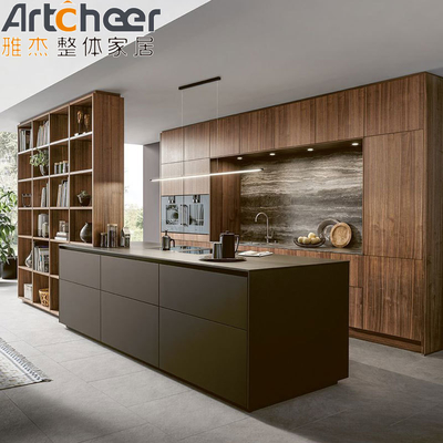 خرید کابینت آشپزخانه مدرن فنیر بلوط با لاشه پلائیوود و لوازم جانبی ساخت آنلاین