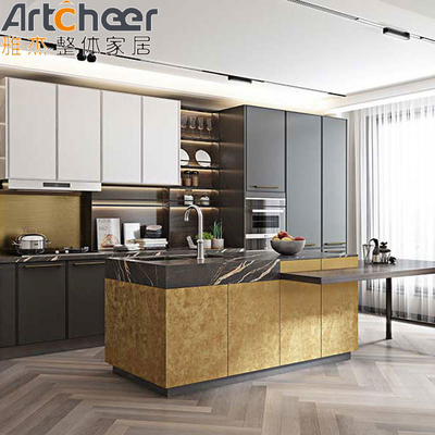 خرید سبک طراحی مدرن کابینت آشپزخانه برای خانه در ایالات متحده ساخت آنلاین
