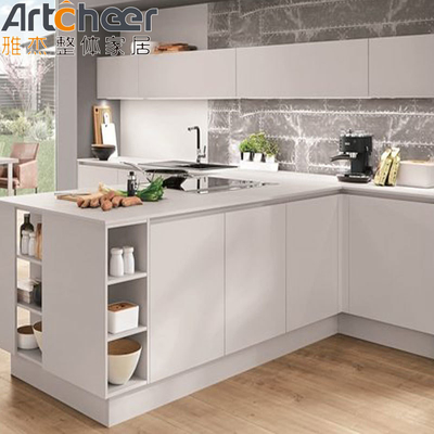 خرید کابینت های آشپزخانه ای رنگ آمیزی با میز ناهار خوری مدرن فلزی ساخت آنلاین