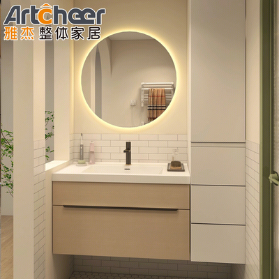 خرید NO Faucet Included هتل لوکس مرکز حمام کابینت آینه با حوضچه دو نفره ساخت آنلاین