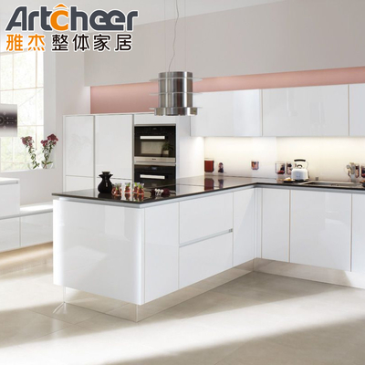 کابینت آشپزخانه لوکس با درب پنهان